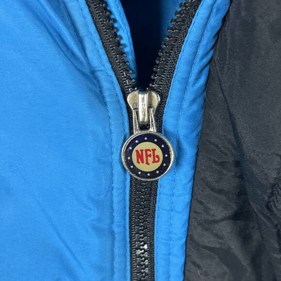 Vintage Carolina Panthers NFL Gameday Turbo Sportswear Puffer Jacket Zipper L - Picture 5 of 14